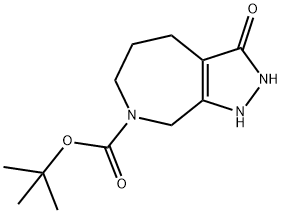 Tert-Butyl 3-Hydroxy-4,5,6,8-Tetrahydropyrazolo[3,4-C]Azepine-7(1H)-Carboxylate Structure