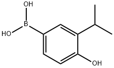 4-羟基-3-异丙基苯基硼酸 结构式