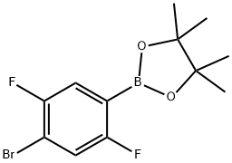 4-溴-2,5-二氟苯基硼酸频哪醇酯,1451391-15-3,结构式