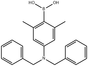 4-(二苄基氨基)-2,6-二甲基苯基硼酸, 1451391-44-8, 结构式
