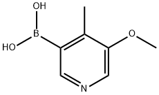 5-Methoxy-4-methylpyridine-3-boronic acid Struktur