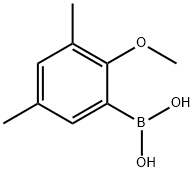 3,5-二甲基-2-甲氧基苯基硼酸, 1451391-98-2, 结构式