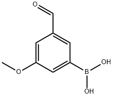 5-Formyl-3-methoxyphenylboronic acid Structure