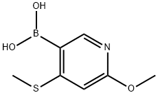 2-Methoxy-4-(methylthio)pyridine-5-boronic acid|2-Methoxy-4-(methylthio)pyridine-5-boronic acid