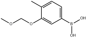 3-Methoxymethoxy-4-methylphenylboronic acid 化学構造式