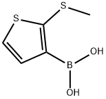 2-(Methylthio)thiophene-3-boronic acid 化学構造式