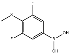 3,5-Difluoro-4-(methylthio)phenylboronic acid|