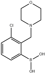 3-Chloro-2-(morpholinomethyl)phenylboronic acid|3-氯-2-(吗啉甲基)苯基硼酸