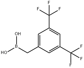 3,5-二三氟甲基苄基硼酸 结构式