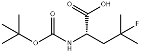 Leucine, N-[(1,1-dimethylethoxy)carbonyl]-4-fluoro-|2 - ((叔丁氧基羰基)氨基)-4-氟-4-甲基戊酸