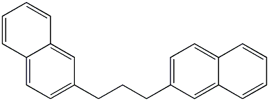 1,3-di(naphthalen-2-yl)propane 结构式