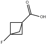 3-氟二环[1.1.1]戊烷-1-羧酸,146038-53-1,结构式