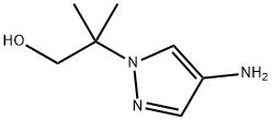 2-(4-amino-1H-pyrazol-1-yl)-2-methylpropan-1-ol Structure