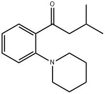 3-methyl-1-(2-(piperidin-1-yl)phenyl)butan-1-one 化学構造式