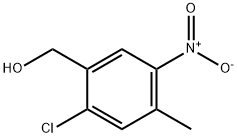 2-chloro-4-methyl-5-nitrobenzenemethanol Struktur
