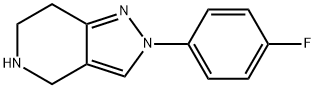 2-(4-Fluoro-phenyl)-4,5,6,7-tetrahydro-2H-pyrazolo[4,3-c]pyridine Structure