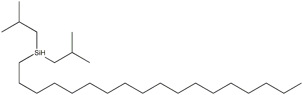 n-Octadecyl Diisobutylsilane Structure