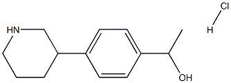 1-(4-(piperidin-3-yl)phenyl)ethan-1-ol hydrochloride|1501269-92-6