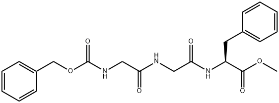 CARBOBENZYLOXYGLYCYLGLYCYL-L-PHENYLALANINE METHYL ESTER Structure