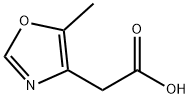 5-Methyloxazole-4-acetic Acid Structure