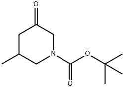 1-Boc-5-methyl-3-piperidinone Structure