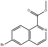 Methyl 6-bromoisoquinoline-1-carboxylate,1521757-08-3,结构式