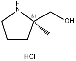 (R)-(2-Methylpyrrolidin-2-yl)methanol hydrochloride Struktur