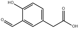 2-(3-formyl-4-hydroxyphenyl)acetic acid 化学構造式