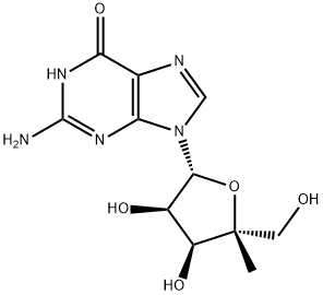 4'-Methylguanosine Struktur
