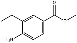 4-氨基-3-乙基苯甲酸甲酯,153304-75-7,结构式