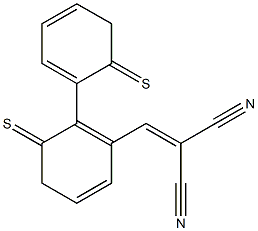 2-(2,2'-bithiophen-5-ylmethylene)malononitrile Struktur