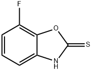 7-Fluorobenzoxazole-2(3H)-thione 化学構造式