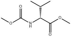 (R)-2-((甲氧基羰基)氨基)-3-甲基丁酸甲酯 结构式