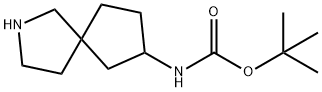 tert-butyl (2-azaspiro[4.4]nonan-7-yl)carbamate Structure