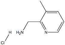 (3-Methylpyridin-2-yl)methanamine hydrochloride Struktur