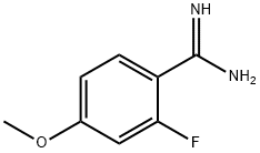 2-Fluoro-4-methoxy-benzamidine 化学構造式