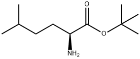 2-アミノ-5-メチルヘキサン酸TERT-ブチル 化学構造式