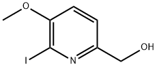 (6-Iodo-5-methoxy-pyridin-2-yl)-methanol,154497-85-5,结构式