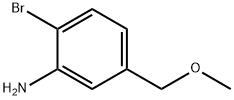 2-溴-5-甲氧基甲基苯胺,1547324-34-4,结构式
