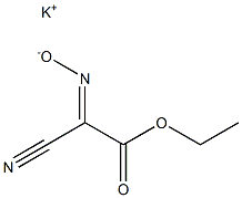 Ethyl (hydroxyimino)cyanoacetate potassium salt Structure