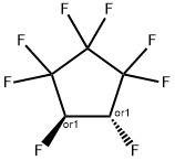 trans-1H,2H-Octafluorocyclopentane Structure