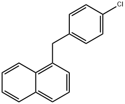 1-(4-Chlorobenzyl)naphthalene Struktur