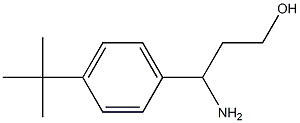 3-氨基-3-(4-(叔丁基)苯基)丙-1-醇,159262-24-5,结构式