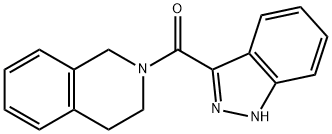 (3,4-dihydro-2(1H)-isoquinolinyl)-1H-indazol-3-ylMethanone Structure