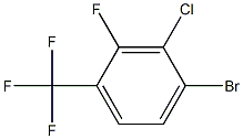 6-溴-3-氯-2-氟三氟甲苯, 159329-06-3, 结构式