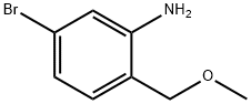 5-溴-2-甲氧甲基苯胺, 1598981-76-0, 结构式