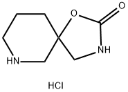 1-氧杂-3,7-二氮杂-螺[4.5]癸烷-2-酮盐酸盐 结构式