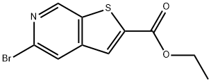 Ethyl 5-bromothieno[2,3-c]pyridine-2-carboxylate Structure