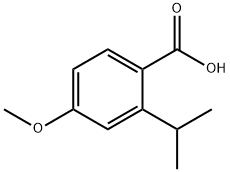 2-isopropyl-4-methoxybenzoic acid Structure