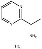 1-(ピリミジン-2-イル)エタンアミン塩酸塩 化学構造式